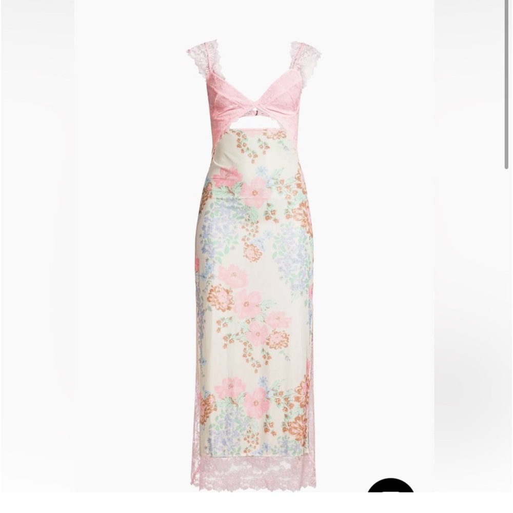 Free people suddenly fine maxi slip dress medium